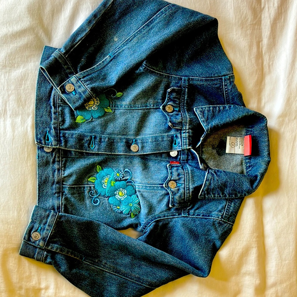Levi’s Denim Jacket with flower details